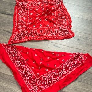 Red bandanas